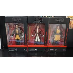Star Wars Acolyte Black Series Bundle Lot SOL INDARA FANDAR JEDI NIB